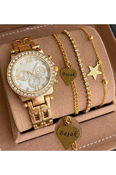 Bika Time Kol Saati + 3 Adet Bileklik  Hediyeli Sevgiliye hediye kız arkadaşa