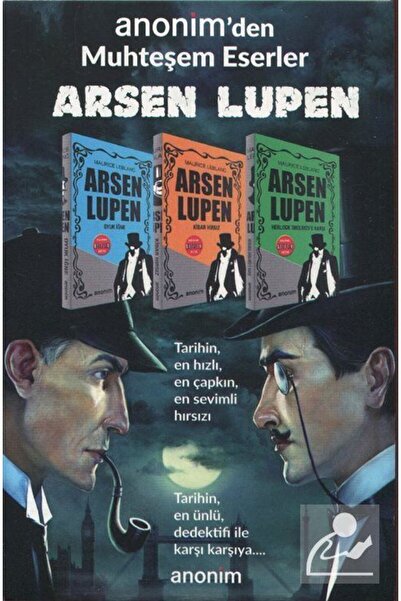 Anonim Yayıncılık Arsen Lüpen Set (3 Kitap Takım)