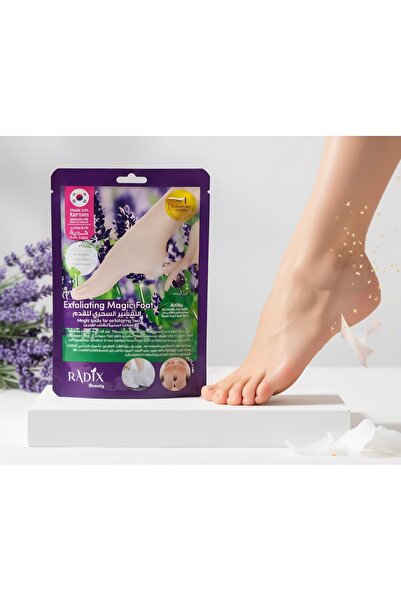Radix رادكس بيوتي جوارب تقشير و ترطيب القدم الكوري