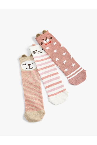 Koton Set of 3 Colorful Patterned Socks