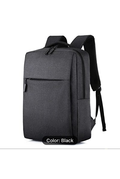 Zen Store حقيبة ظهر سوداء للكمبيوتر المحمول مقاس 15 و16 بوصة، حقيبة كمبيوتر محمول رفيعة ومتينة مع منفذ شحن USB