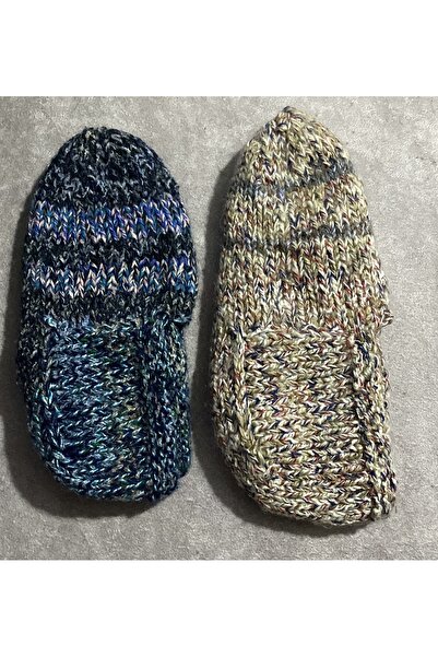 MESKSTORE El örgüsü patik 2 çift 40-42 numara için uugun