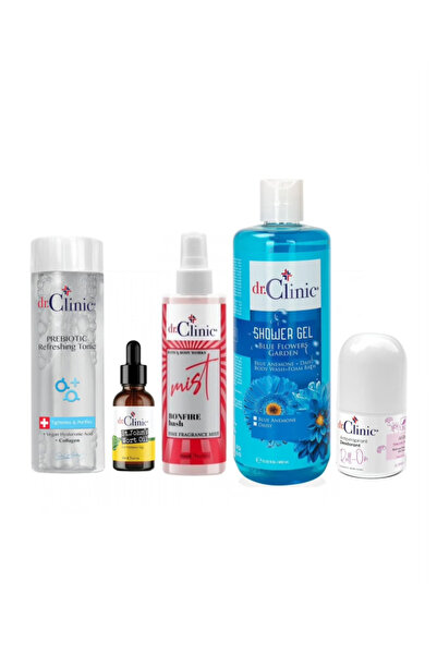 Dr. Clinic Prebiotic Yüz Temizleme Tonic + Sarı Kantaron Yağı + Vücut Spreyi ...