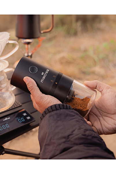 MACNOA Portable Burr Coffee Grinder