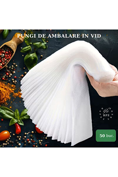 OEM Vacuum Sealing Bags RAPAZ, 20x30 cm, 50 pcs, BPA-free