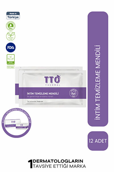 TTO Thermal İntim Mendil 12 Adet