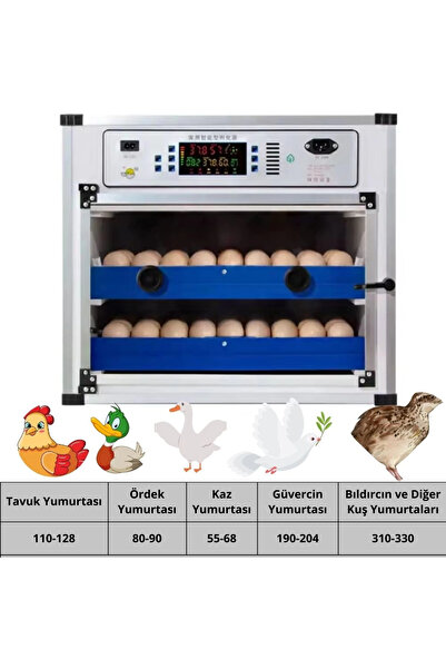tosbai KAZ KULUCKA Kabin Tip 128 Tavuk Yumurta Kapasiteli Kuluçka Makinesi
