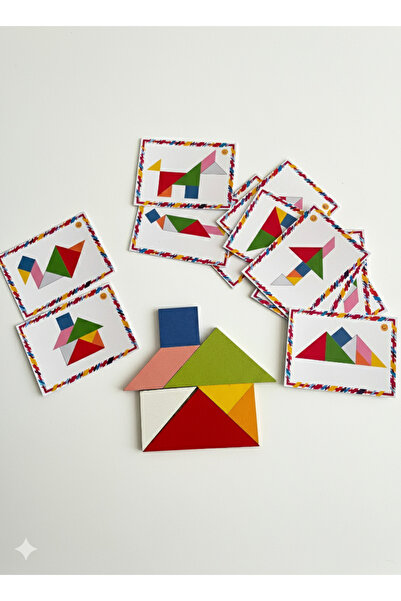 Sapphireworks Eğlenceli Tangram Zeka Oyunu 24 Farklı Nesne Yaratıcı Eğitici O...