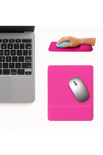 Boldy Mouse Pad με Στήριγμα Καρπού Αντιολισθητικό Mouse Pad Mouse Pad Ροζ Mou...
