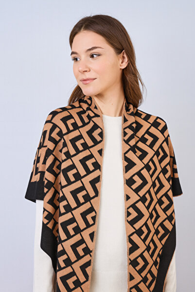 Sebir Moda Tricotaj cu model în V șal triunghiular