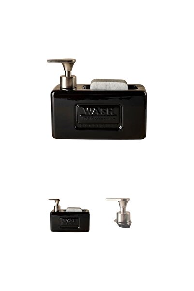 PİNK DREAM Ashley Black Liquid Soap Dispenser 750 ml