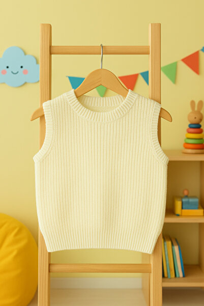 Nimini Kids Preschool Nursery Kindergarten Crew Neck Thessaloniki Knitted Sweater Unisex Baby Kids Sweater (0-5 Years)