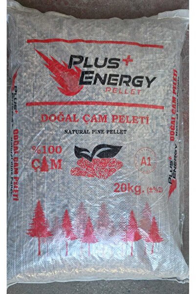 karaoğlan tarım Çam Peleti ( 20kg )Yüksek Yanma Enerjisine Sahip 6 mm Şeffaf Poşet A1 Kalite %100 Çam Dumansız Yakıt