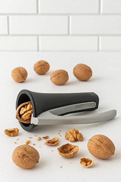 Home كسارة الجوز والبندق، ستانلس ستيل، أسود، مصبوب، بتصميم تيرميناتور، مريح ل...