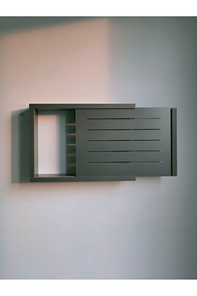 Eblo Home Modem Saklama Kutusu Modem Gizleme Sigorta Kutusu 40 X 30 Cm Antras...