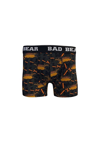 Bad Bear Bad dog anthracite patterned men's boxer
