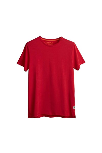 Bad Bear Major T-shirt Crimson Red Red Basic Men's T-Shirt