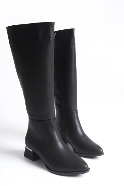 AYS SHOES Γυναικείες μπότες με φερμουάρ με μυτερό τακούνι