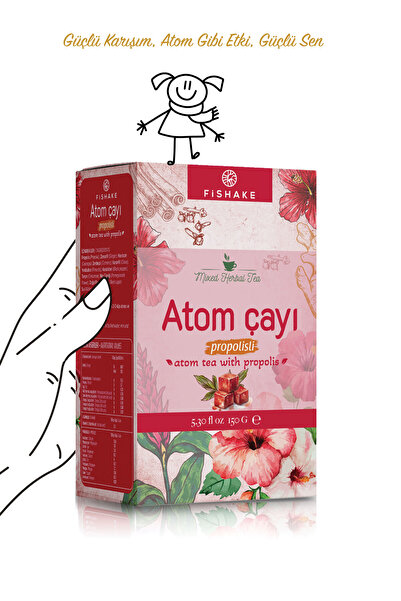 FiShake Atom Çayı ( Atom Tea ) Bitki Çayı