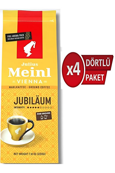 Julius Meinl Jubilaum 4 Adet 220 Gr (880 gr.) Filtre Kahve