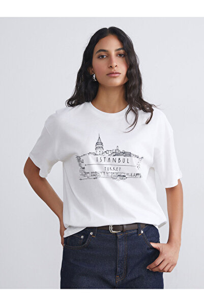 LC Waikiki Crew Neck Printed Women's T-Shirt