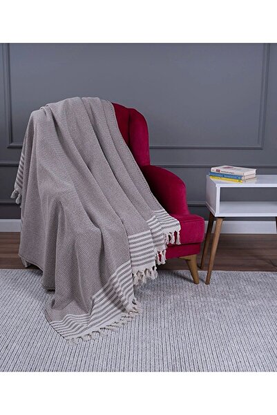 home zade home 180×210cm Mink Sofa Cover - Hand Tied