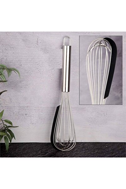 Hill Homes مضرب بيض من الفولاذ المقاوم للصدأ مع مكشطة خفق بيض عملية مع ملعقة ...