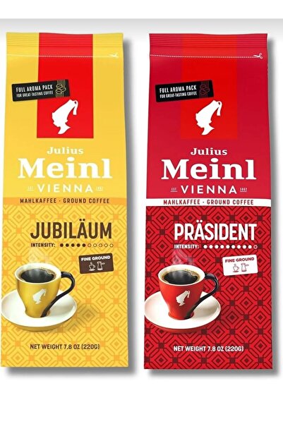 Julius Meinl Filtre Kahve Tadım Paketi Jubilaum 220 Gr. + President 220 Gr. (440 gr)