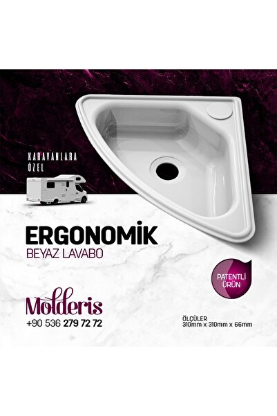 MOLDERİS Üçgen eviye