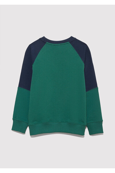 Mavi M Baskılı Yeşil Sweatshirt 6S10122-71930