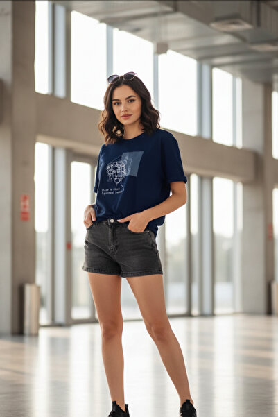 UNCİA OUTDOORS Υπερμεγέθη μπλουζάκι με άνετη εφαρμογή και τυπωμένο σχέδιο, Un...