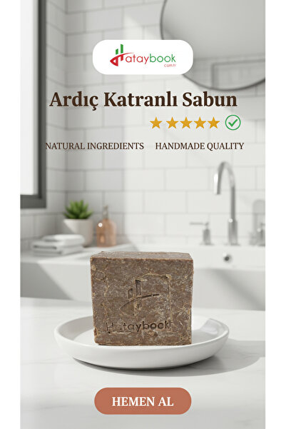 Hataybook Ardıç Katranı Ve Kepek Sabunu 1 Adet 120 gr
