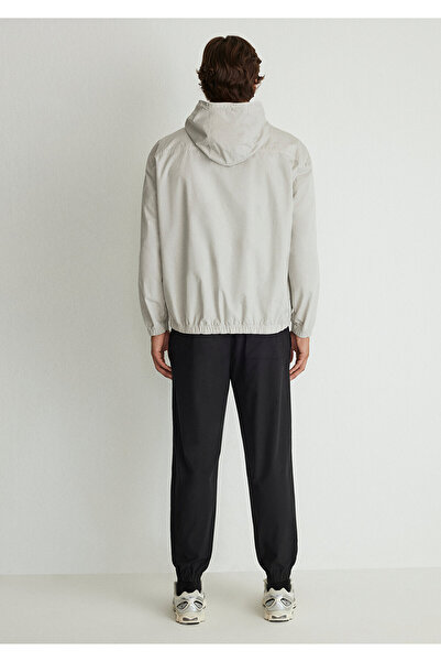 Mavi Kapüşonlu Gri Sweatshirt 0211155-70144