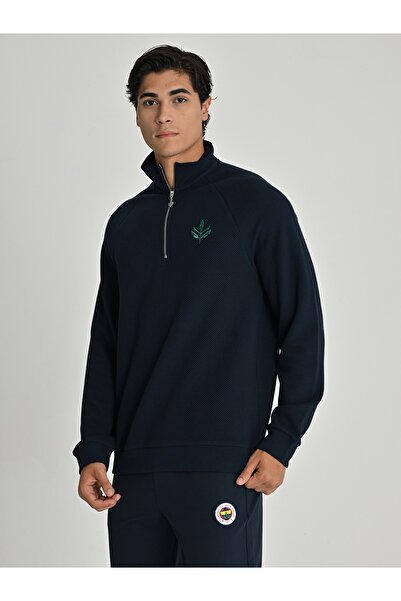 Fenerbahçe S.K. 25/26 Trend Gipe Erkek Суитшърт LACİVERT