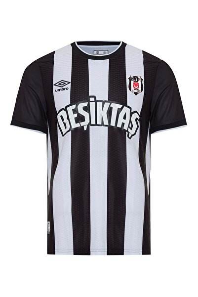 Kartal Yuvası Beşiktaş S.K. Bjk 25/26 Umbro Çubuklu Forma Unisex Forma SİYAH-...