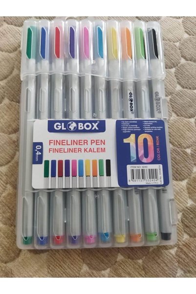Globox Felt Tip Pen Set, Finelineer Pen, Felt Tip