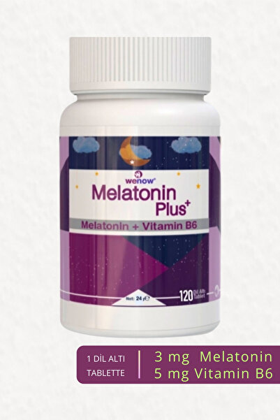 wenow Melatonin Plus 120 Tablet / 3 mg Melatonin + 5 mg Vitamin B6
