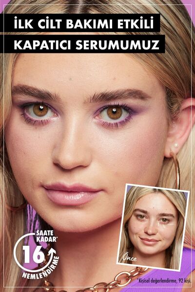 NYX Professional Makeup NYX Bare With Me 01 Fair Kapatıcı & Super Lock Kaş Sabitleyici Maskara & Mini Sky High Maskara Seti