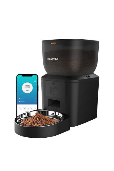 Haustier QQ023 Akıllı Kedi Köpek Mama Kabı, Tuya App-Wifi Uzaktan Kontrol, 4l...