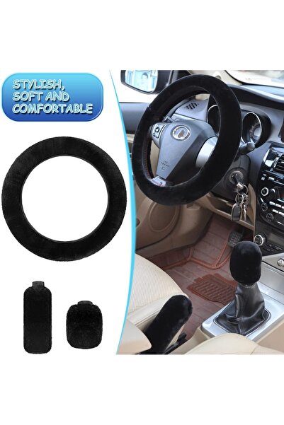 Primo Plus 3 pcs Steering Wheel / Handbrake / Gear Shift Cover