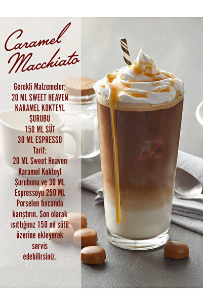 Sweet Heaven 6'lı Kahve Şurubu 110mlx 6adet - Bestseller ( 660ml )
