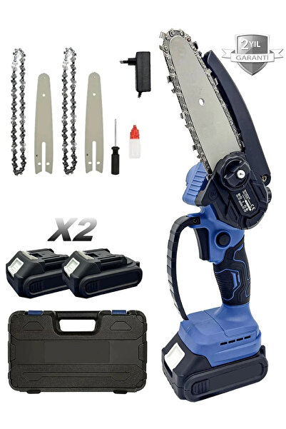 Genel Markalar 2 Adet Akülü 2 Ad 8 Cm Pala Zincirli Ürün Profesonel Dişl.5ah ...