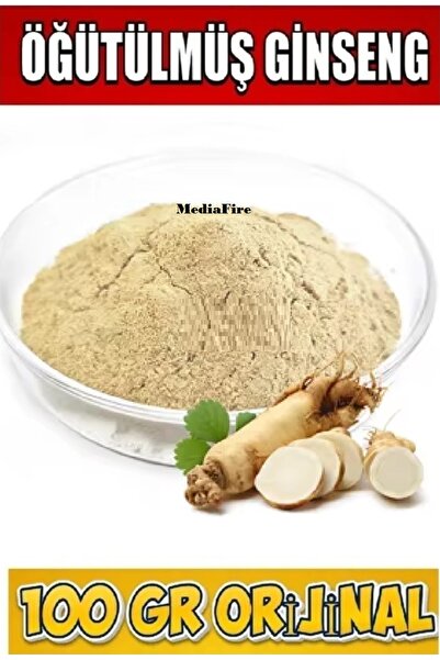 MediaFire Ginseng Toz 100gr, Öğütülmüş, Kırmızı Korea Ginsengi