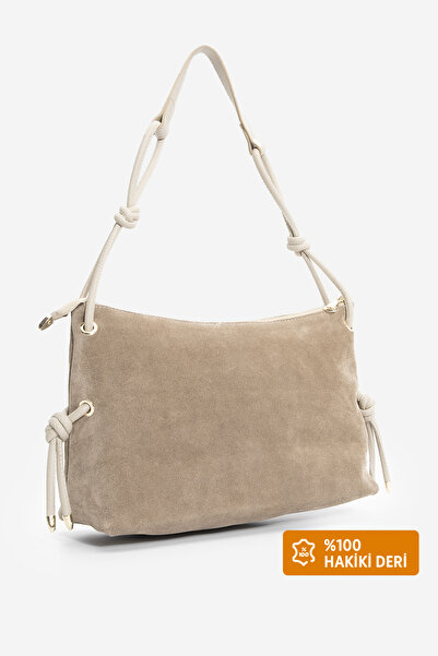 Marjin Women's Genuine Leather Hand and Shoulder Bag with Inner Pocket and Zi...