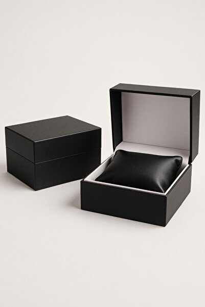 Eyiser Store Men's Silver Color Cord Black Dial Analog Control Stylish Wrist Watch in Special Box