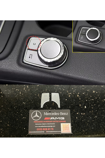 kaytaz MERCEDES JOYSTİCK TUŞLARI KAPLAMASI 2 TUŞ KROM C TİP W117 W176 W156 W246