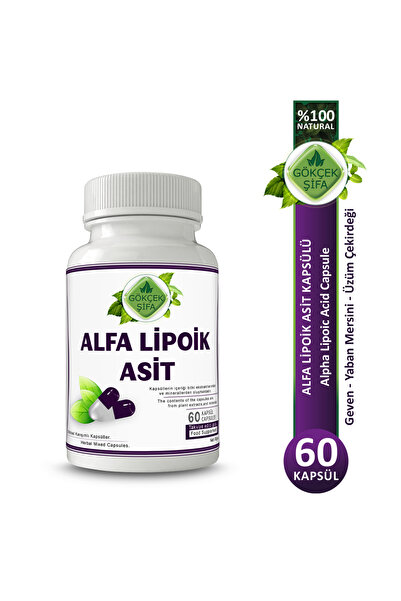 Gökçek Şifa Alfa Lipoik Asit Kapsül (ALPHA LİPOİC ACİD CAPSULE)