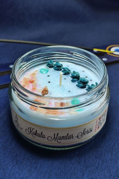 Nil Mum Dolunay Ritüeli Vanilya Kokulu Soya Mum 300 gr