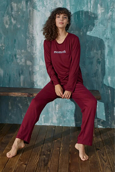 Vuntal BUTİK Mihra 50902-5 Dámska zimná pyžamová súprava z milánskej látky s ...