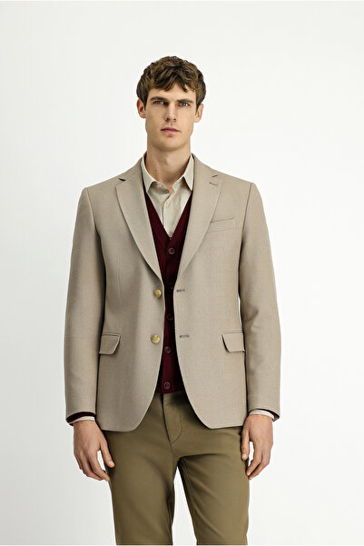 Kiğılı Jachetă clasică cu model Regular Fit din material elastic